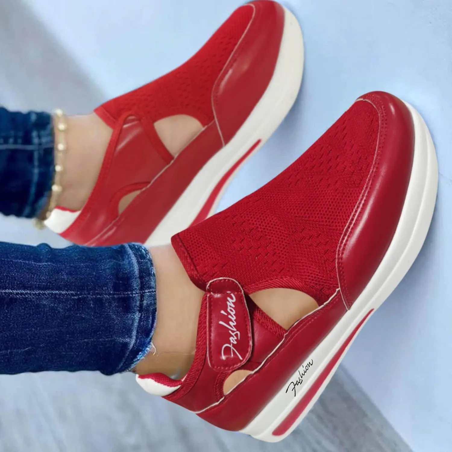 Walking Shoes Women Breathable Mesh Shoes for Gym Workout Sports Tennis Shoes Low Top Casual Sneakers for Women