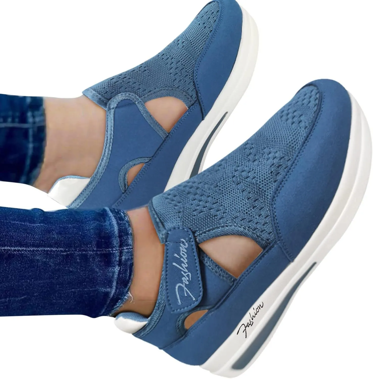 Walking Shoes Women Breathable Mesh Shoes for Gym Workout Sports Tennis Shoes Low Top Casual Sneakers for Women