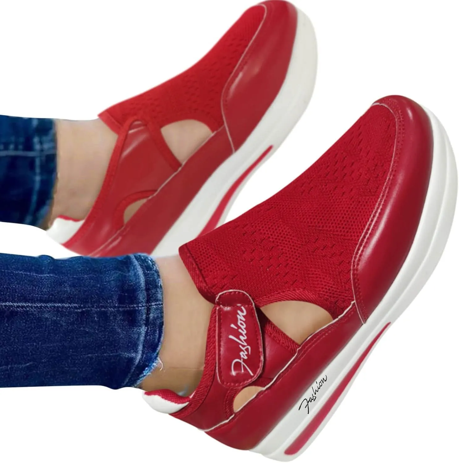 Walking Shoes Women Breathable Mesh Shoes for Gym Workout Sports Tennis Shoes Low Top Casual Sneakers for Women