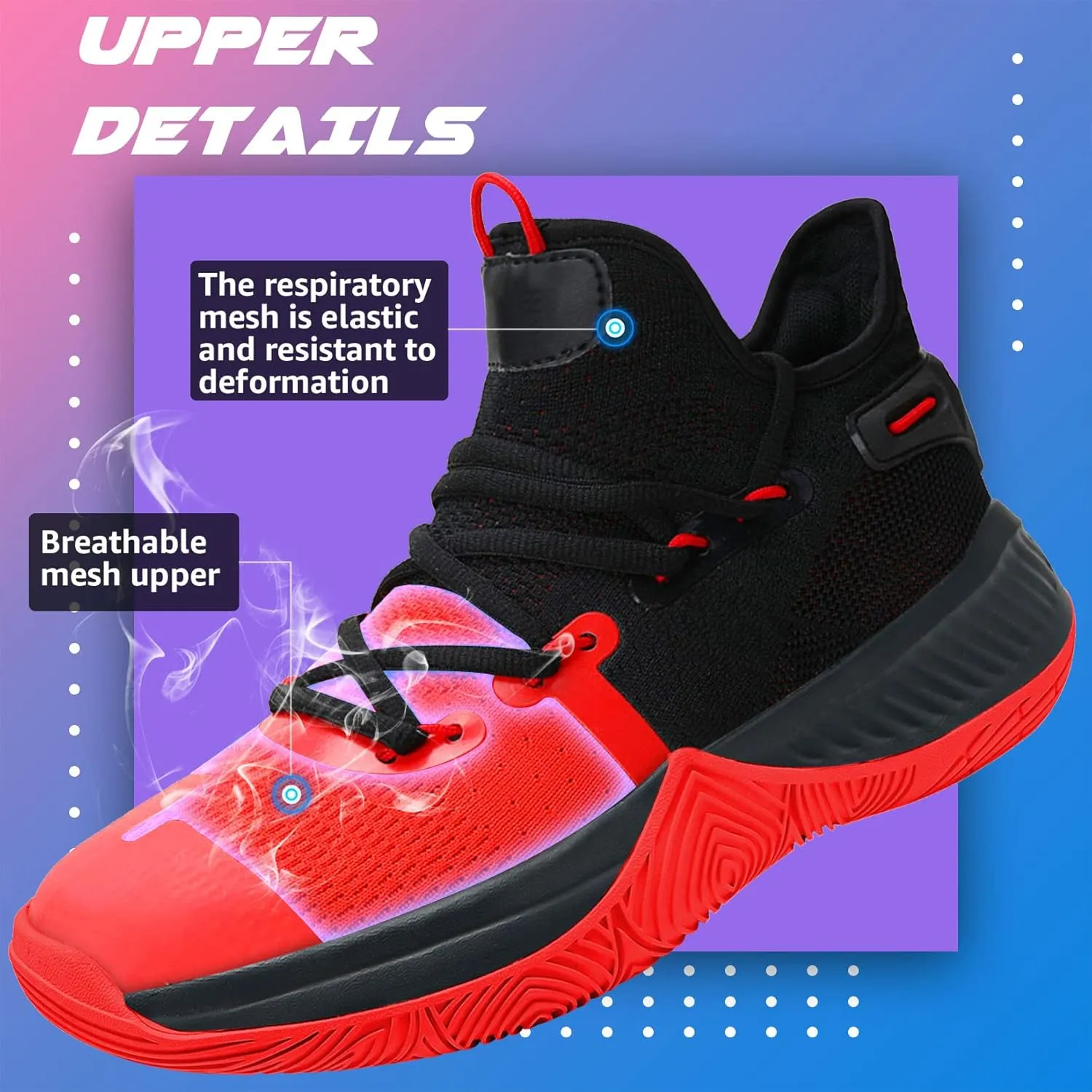 WETIKE Boys Girls Shoes - Kids Sneakers for Running, Basketball & Tennis - Non-Slip