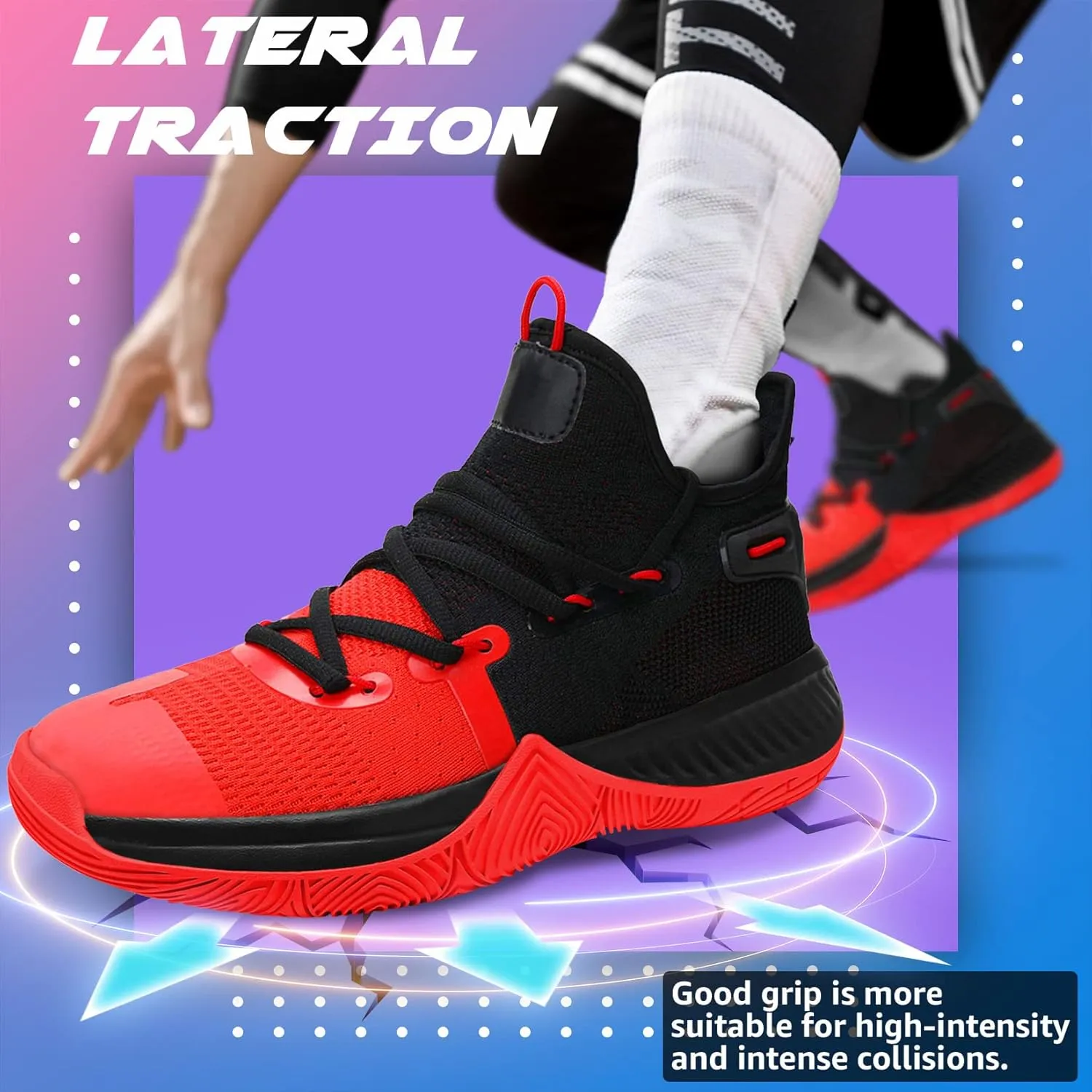 WETIKE Boys Girls Shoes - Kids Sneakers for Running, Basketball & Tennis - Non-Slip