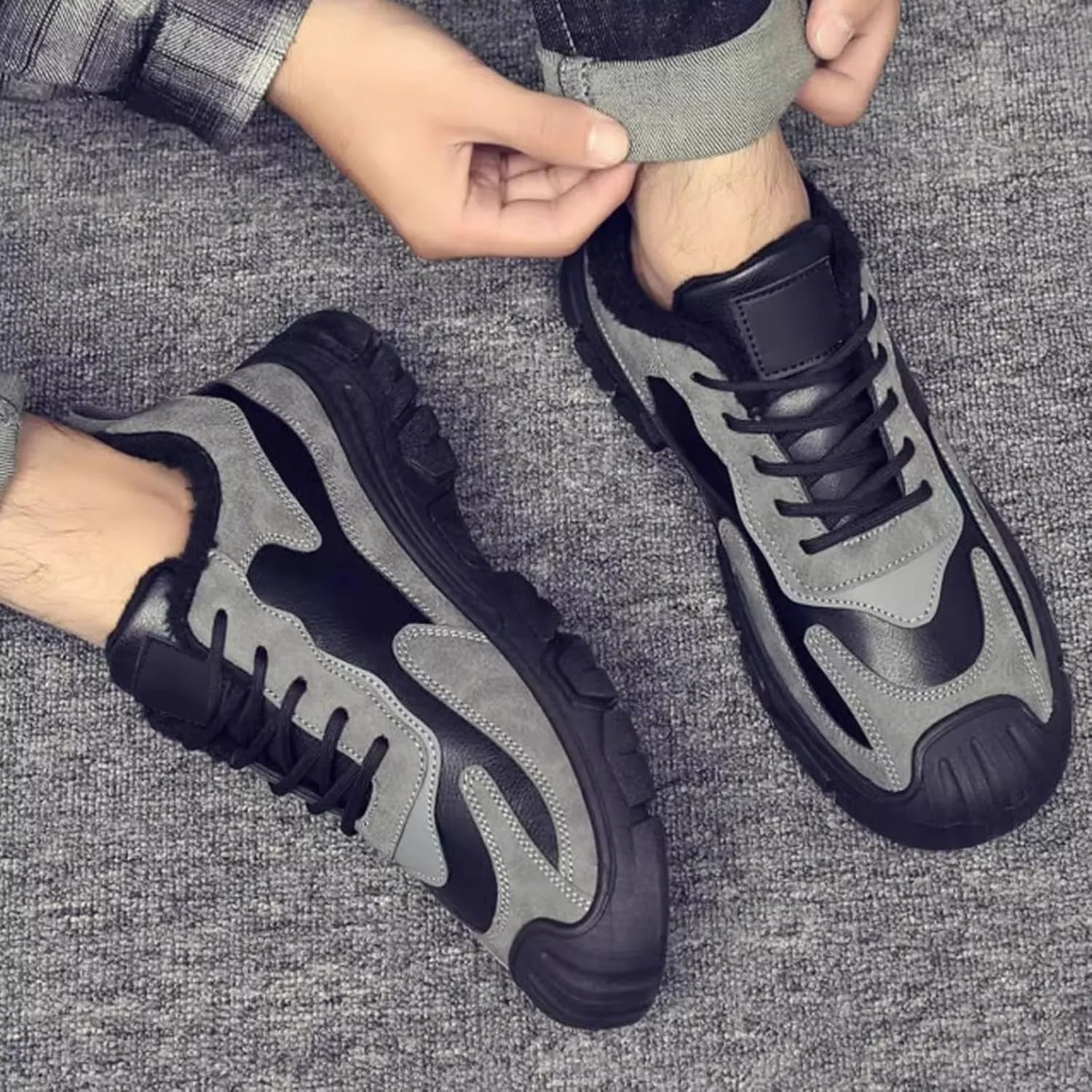 White Leather Sneakers for Women Womens Running Shoes Women's Slip on Shoes Slip on Non Slip Low Top Casual Loafers for Women Dressy Sneakers for Men