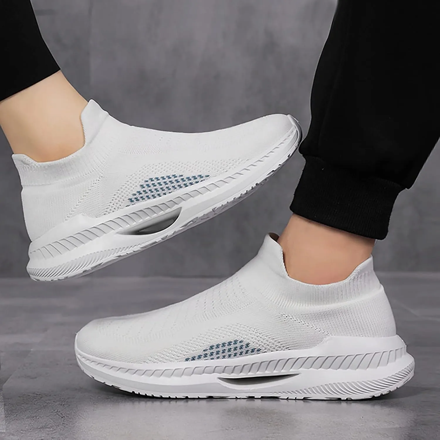 White Sneakers for Women Comfortable Women Orthopedic Sneakers Walking Womens Slip On Walking Sneakers Size 7 Womens Walking Shoes with Arch Support 9.5 Zapatos De Trabajo para Mujer Altos