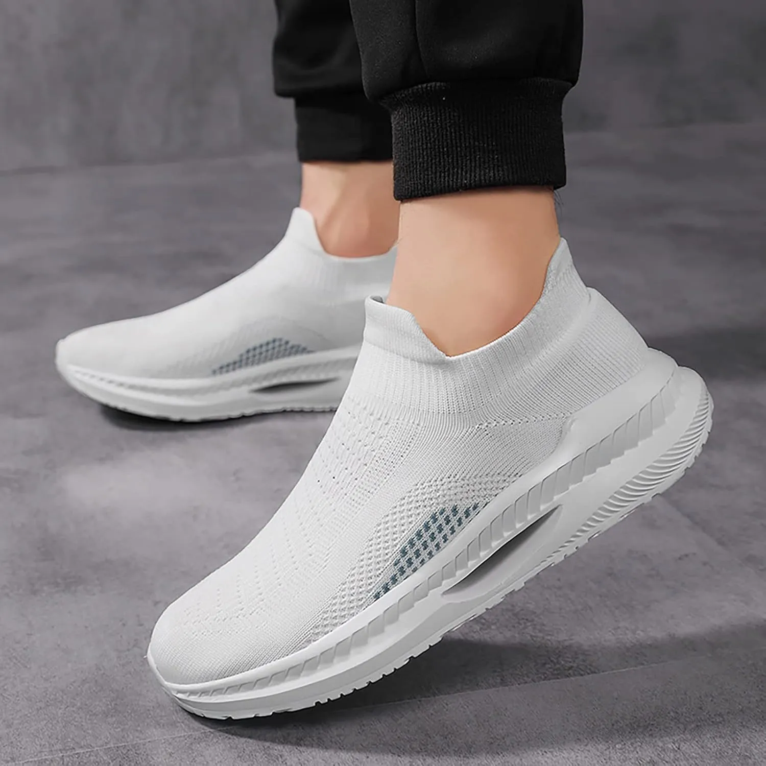 White Sneakers for Women Comfortable Women Orthopedic Sneakers Walking Womens Slip On Walking Sneakers Size 7 Womens Walking Shoes with Arch Support 9.5 Zapatos De Trabajo para Mujer Altos