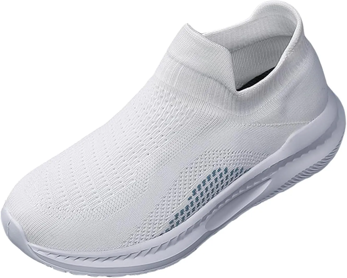 White Sneakers for Women Comfortable Women Orthopedic Sneakers Walking Womens Slip On Walking Sneakers Size 7 Womens Walking Shoes with Arch Support 9.5 Zapatos De Trabajo para Mujer Altos