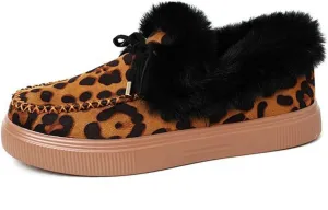 Winter Boots For Women 2024 Snow Boots Warm Ankle Booties Comfortable Slip On Outdoor Fur Lined Walking Loafers Shoes