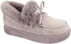 Winter Boots For Women 2024 Warm Fur Lined Snow Boots Outdoor Short Ankle Booties Slip On Comfortable Loafers Shoes