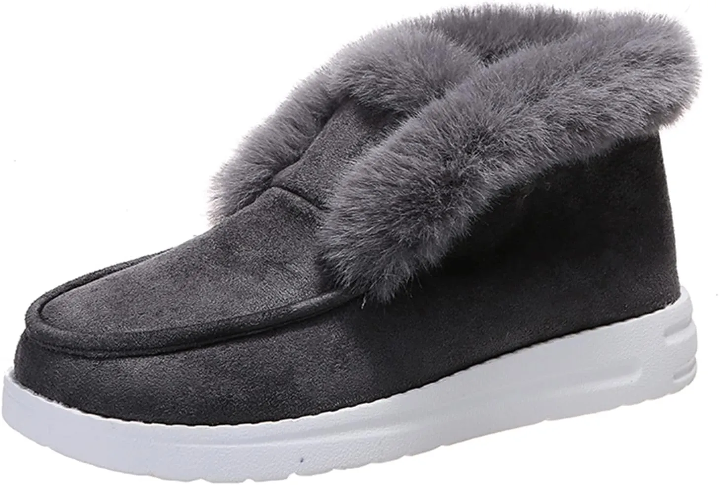 Winter Boots For Women Fashion 2022 Women Snow Boots Classic Fuzzy Fur Lining Fashion Winter Boots Classic Slip On Ankle Booties Comfortable Warm Casual Fashion House Shoes Loafers Sneakers Slippers