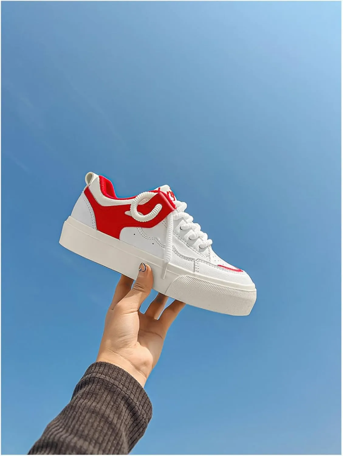 Women Casual Skate Sneakers Fashion Womens Slip-On Sneakers Spring Shoes Summer Pink White Sport Shoes Y2k Aesthetic