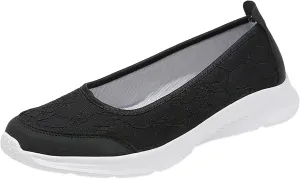 Women Casual Slip On Sneakers Lightweight Walking Shoes Comfortable Canvas Flats Non Slip Breathable Loafers