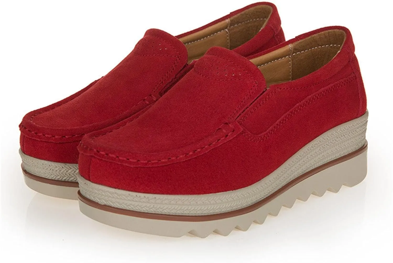 Women Loafers Shoes for Work Lug Platform Sole Slip On Work Flats Comfort Business Casual Dressy Penny Loafer Shoes