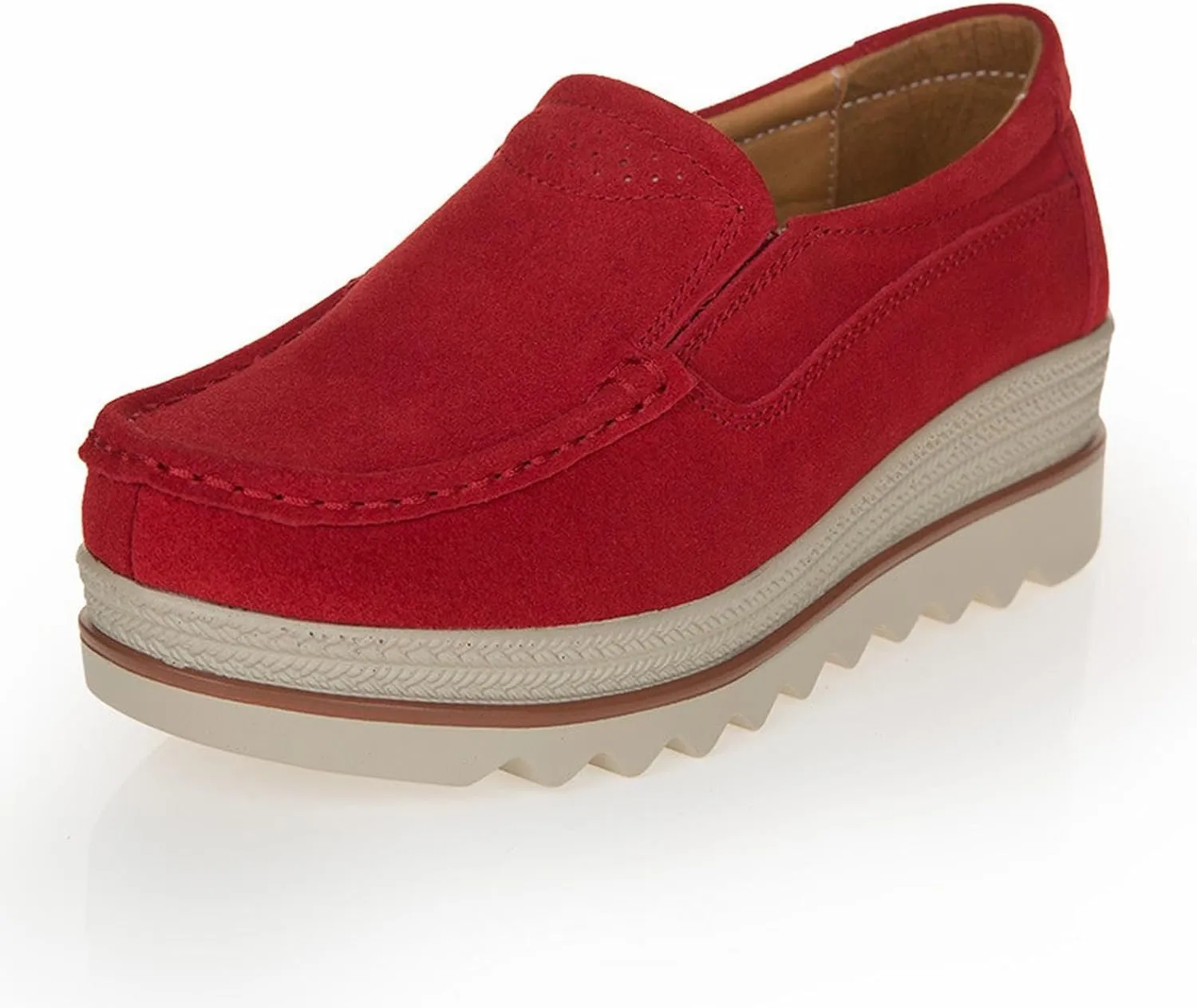 Women Loafers Shoes for Work Lug Platform Sole Slip On Work Flats Comfort Business Casual Dressy Penny Loafer Shoes
