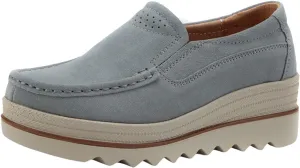 Women Loafers Shoes for Work Lug Platform Sole Slip On Work Flats Comfort Business Casual Dressy Penny Loafer Shoes