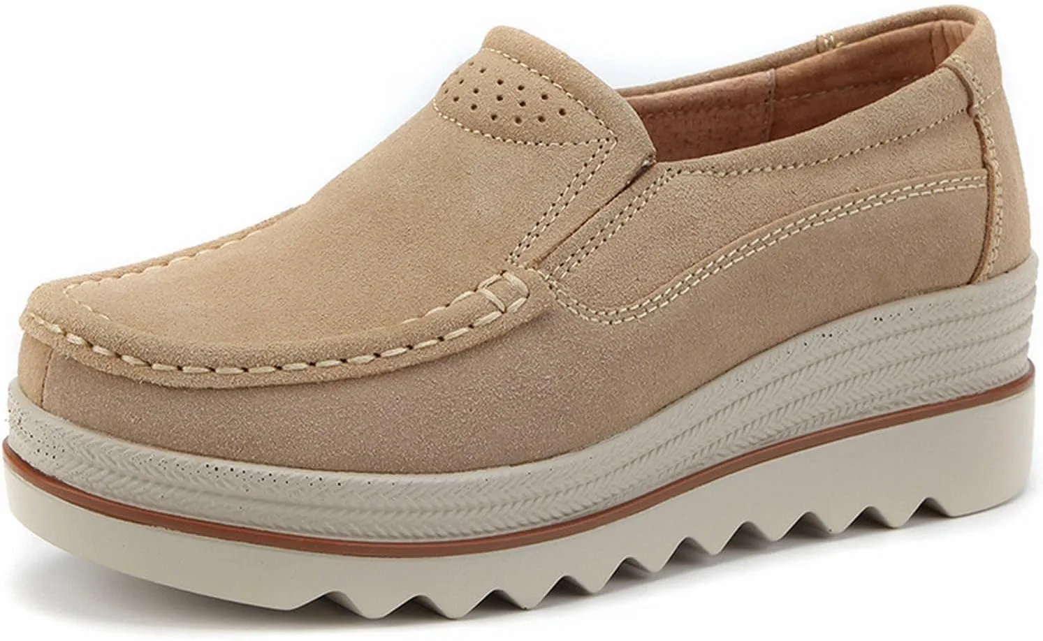Women Loafers Shoes for Work Lug Platform Sole Slip On Work Flats Comfort Business Casual Dressy Penny Loafer Shoes