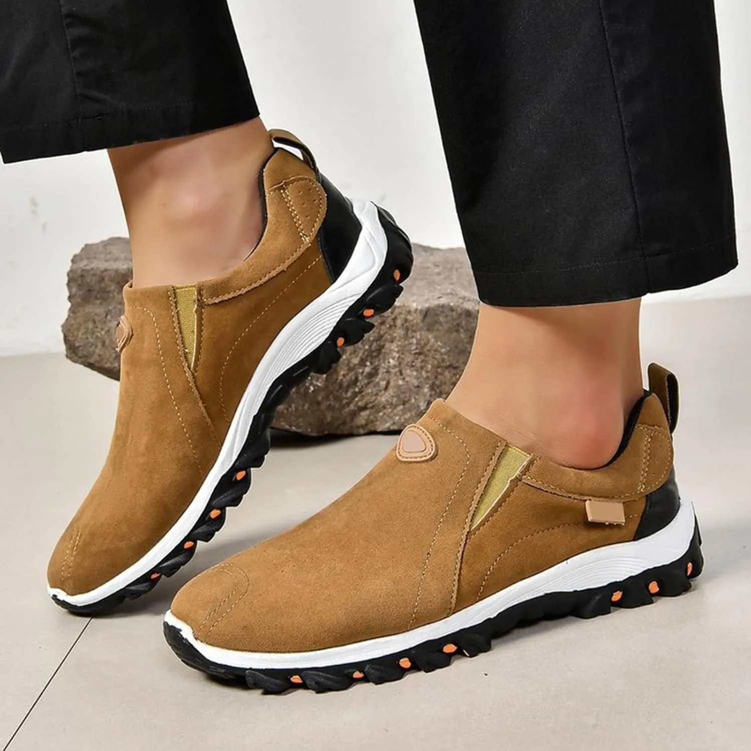 Women Loafers Sport Shoes Running Shoes Breathable Fashion for Student and Teenagers Ladies Slip On All Casual