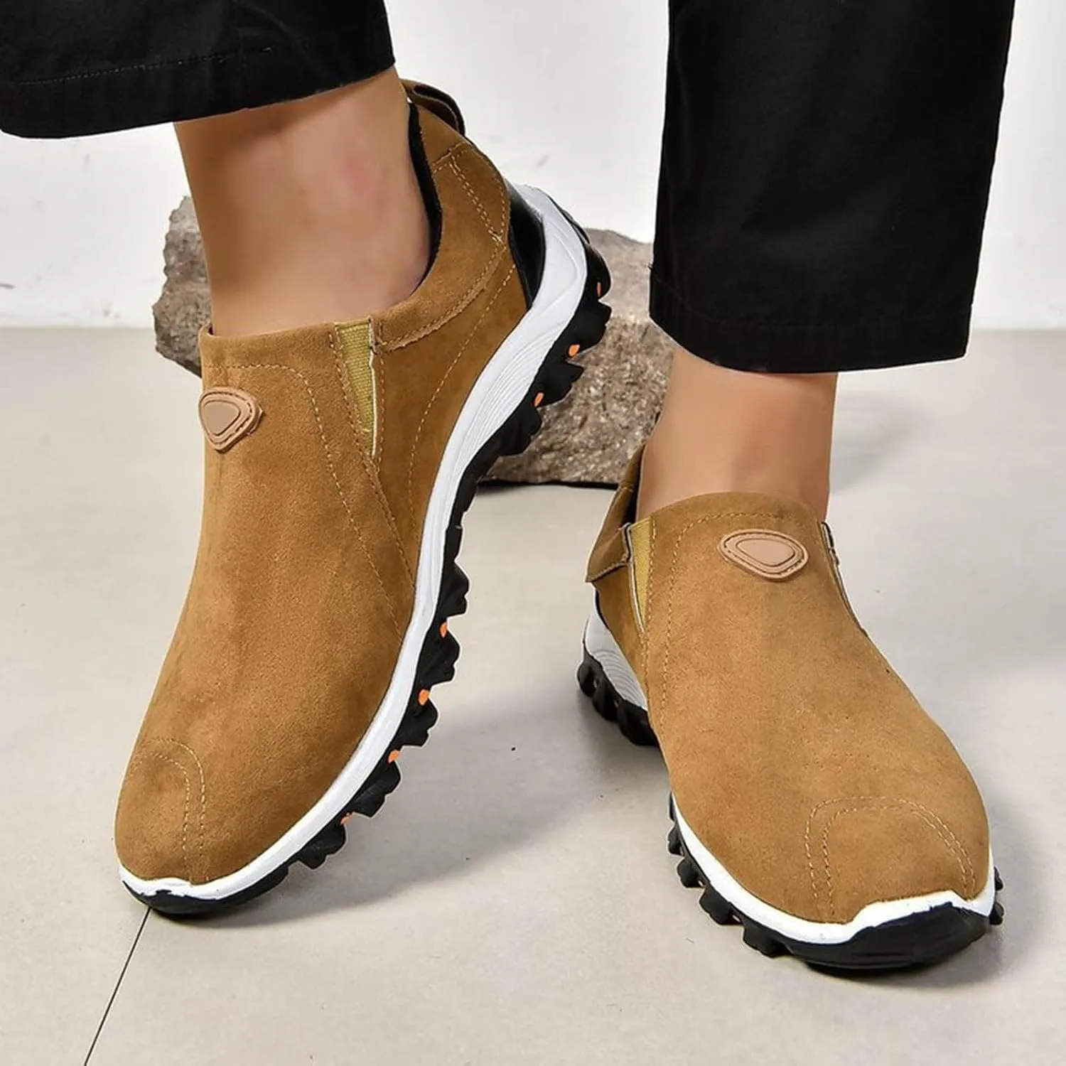 Women Loafers Sport Shoes Running Shoes Breathable Fashion for Student and Teenagers Ladies Slip On All Casual