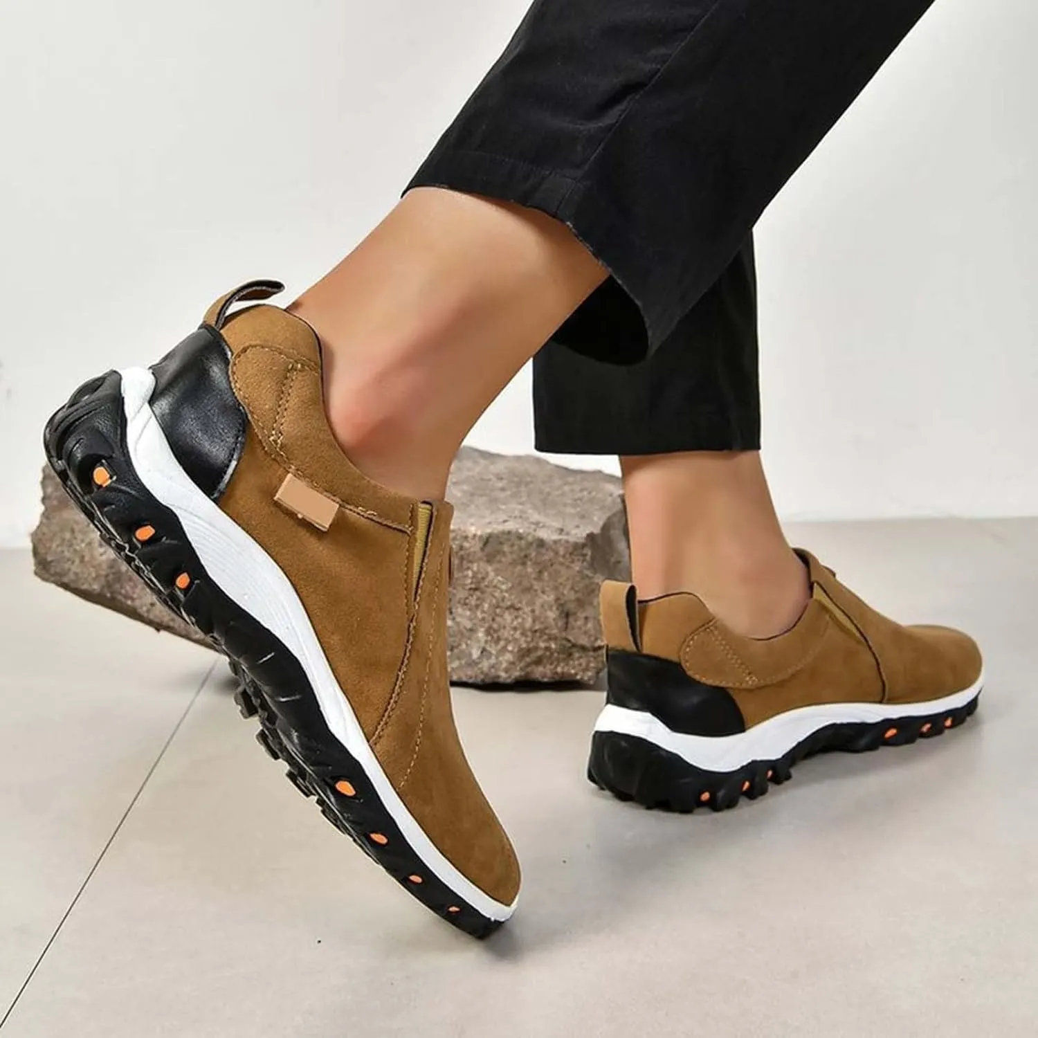 Women Loafers Sport Shoes Running Shoes Breathable Fashion for Student and Teenagers Ladies Slip On All Casual