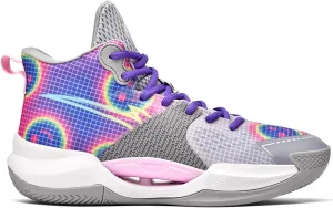 Women Men Basketball Shoes Breathable Non Slip Outdoor Fashion Graffiti Training Shoes Arch Support Unisex Sneakers