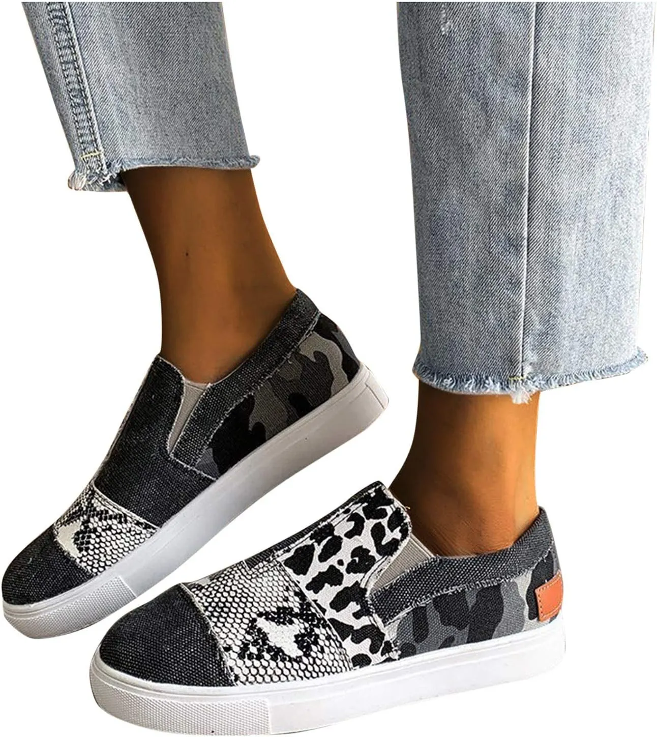 Women Sneakers Size 10 Slip On Sneakers Non Slip Work Shoes for Women Black Tennis Shoes for Women Work Non Slip Womens Tennis Shoes 7.5 Lace Up Comfy Shoes for Women Dressy