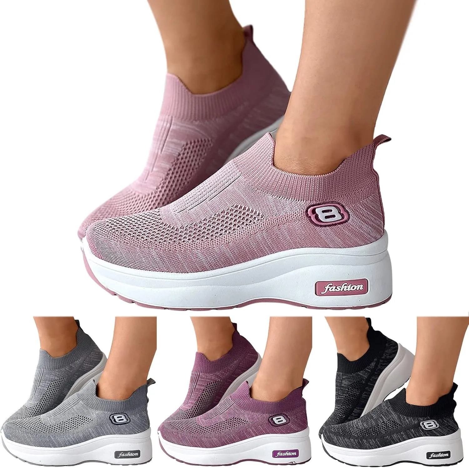 Women Sneakers Size 8 Comfortable Tenis De Mujer para Pies Con Juanetes OrtopéDicos Winter Slip On Shoes for Women Outdoor Black Sparkly Sneakers for Women Dressy Zapatos OrtopéDicos para Mujeres