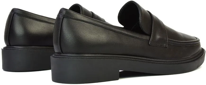 Womens Black Loafers Shoes Ladies Flat Low Heel Comfort Flexible Cushoined Sole Casual School Work Office Pumps Size 5-10