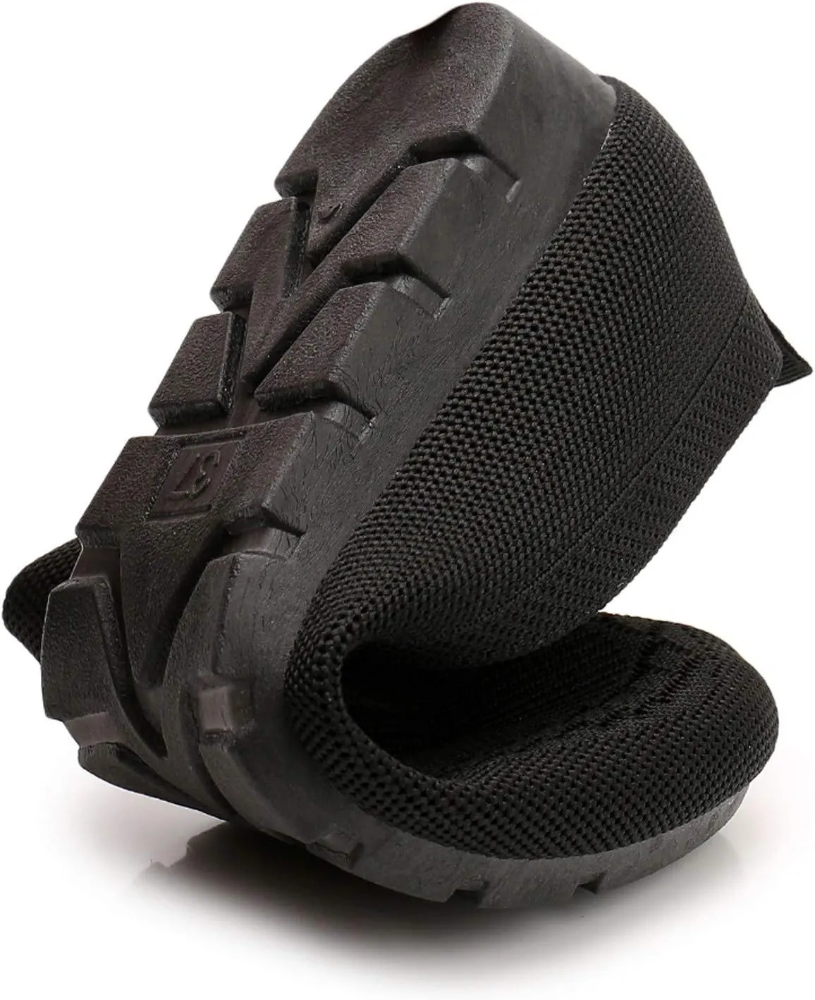 Women's Casual Shoes Summer Wedge Breathable Mesh Round Wedges Single Casual Toe Slip-On Shoes
