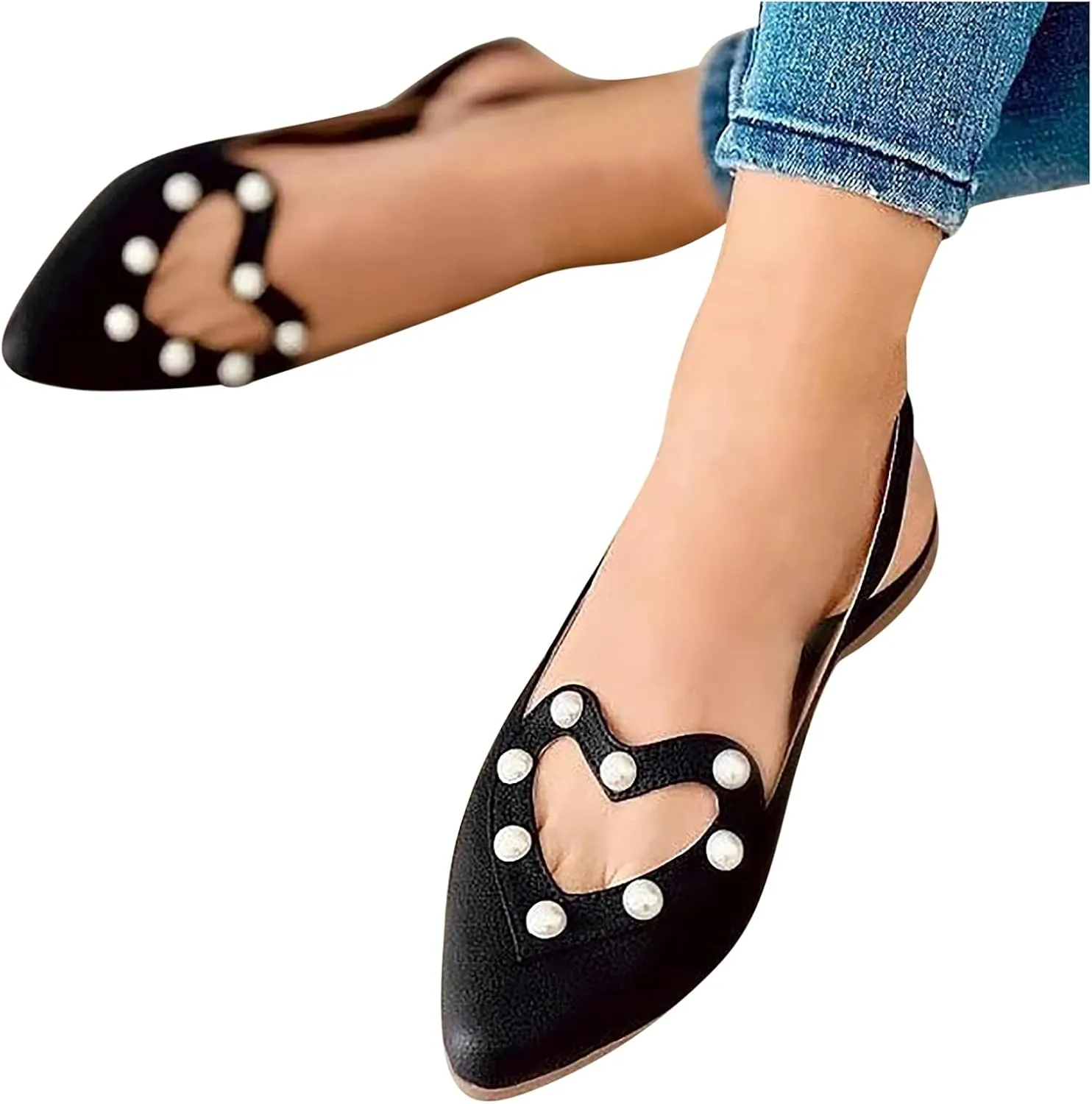 Women's Comfort Walking Boat Shoe Womens Breathable Flats Shoes Work Office Business Casual Dress Shoes