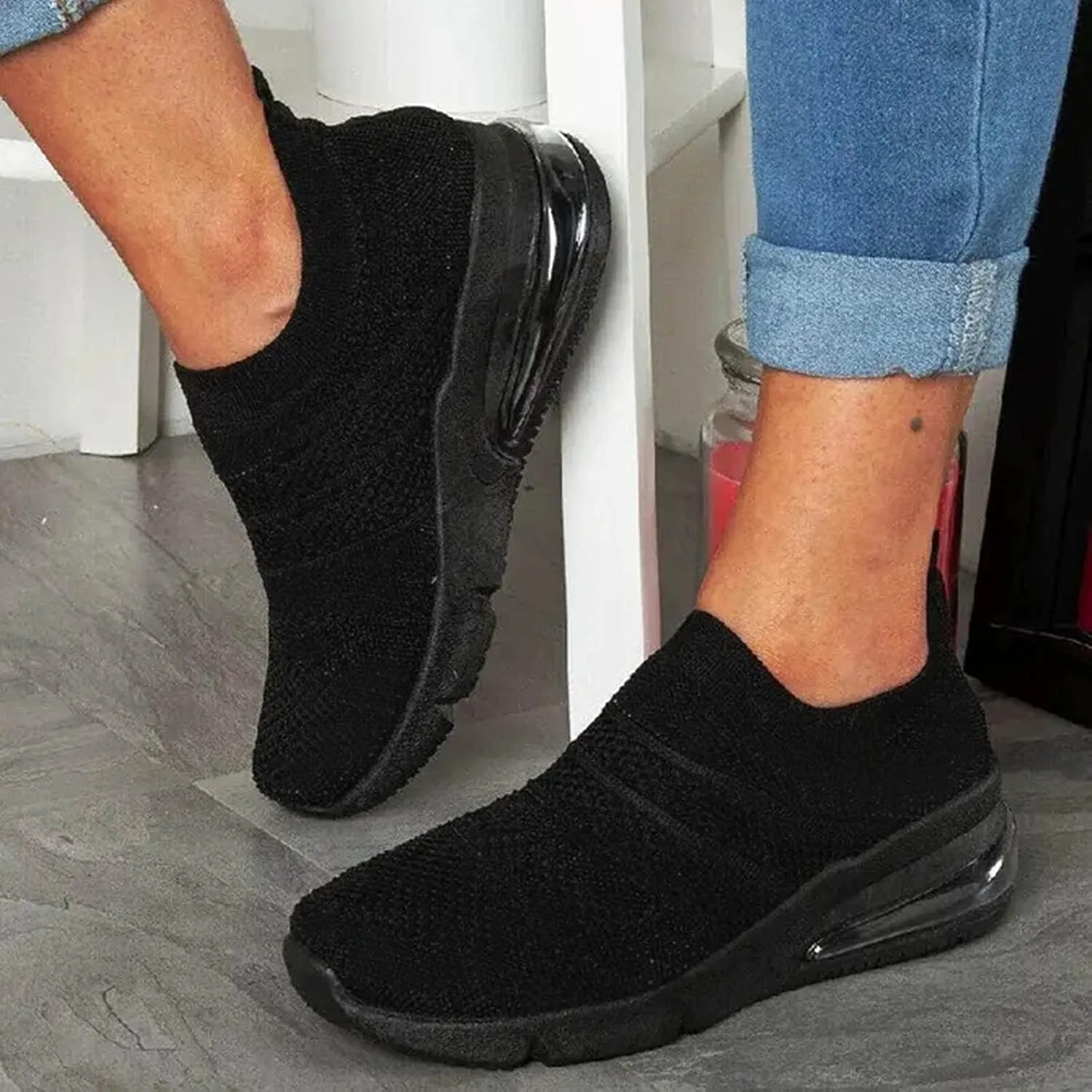 Womens High Top Sneakers White Zapatos para Mujeres Embarazadas Non Slip Winter Shoes for Women Trendy Platform Sneakers for Women 2023 Women's Non Slip Work Shoes