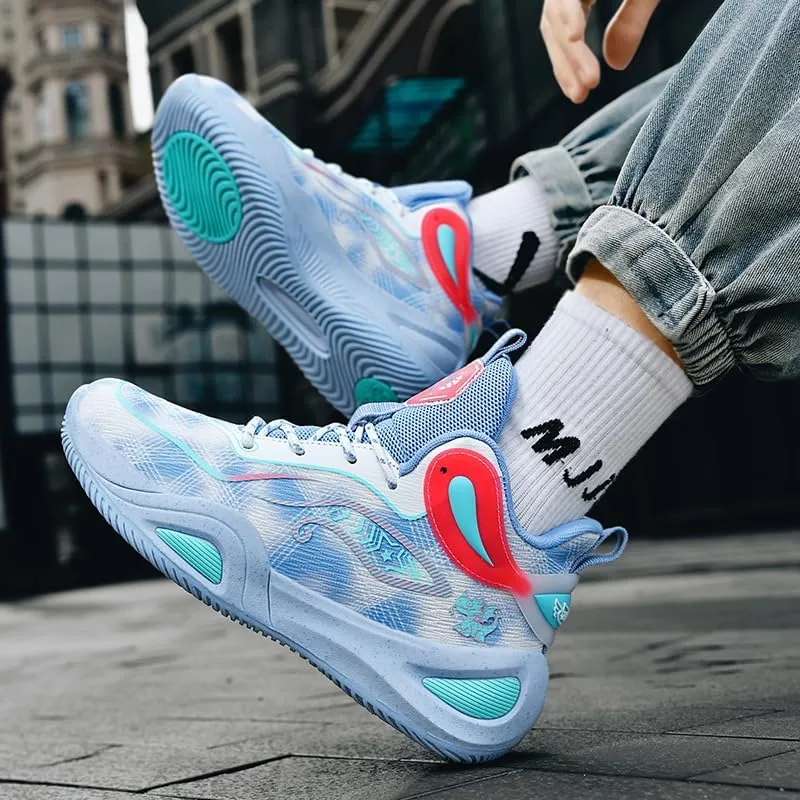 Womens Mens Basketball Shoes Breathable Lightweight Fashion Athletic Sneakers Unisex Non Slip Outdoor Sport Volleyball Shoe