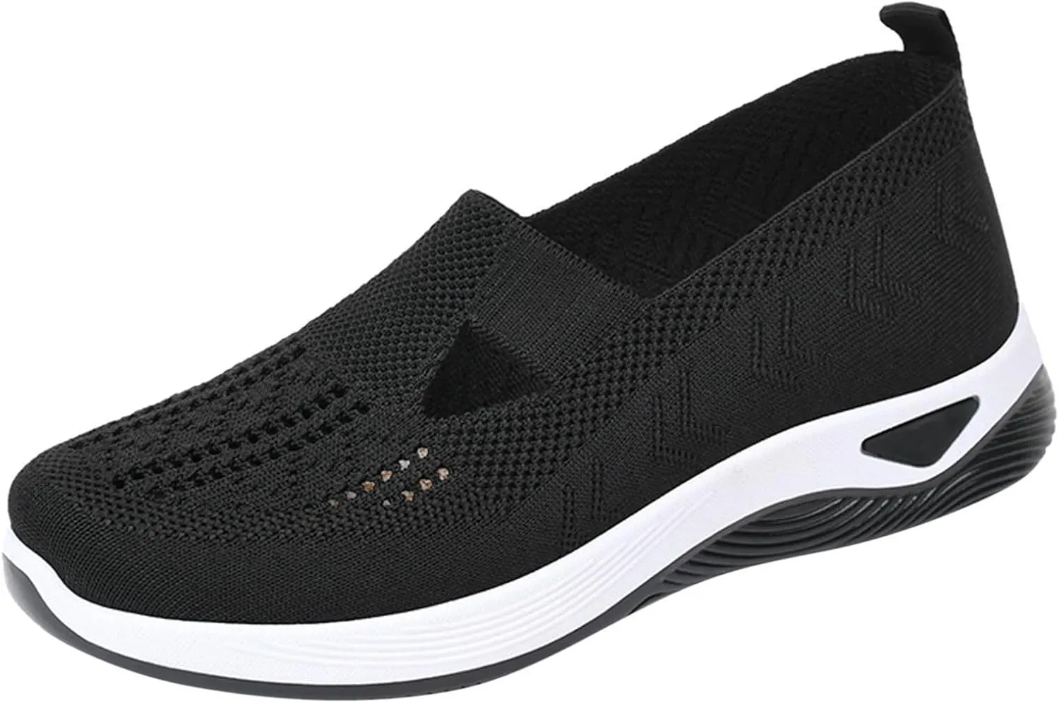 Womens Orthopedic Casual Shoes Slip On Walking Sneakers with Arch Support Comfortable Loafers for Plantar Fasciitis Relief Foot Heel Pain Diabetic Feet