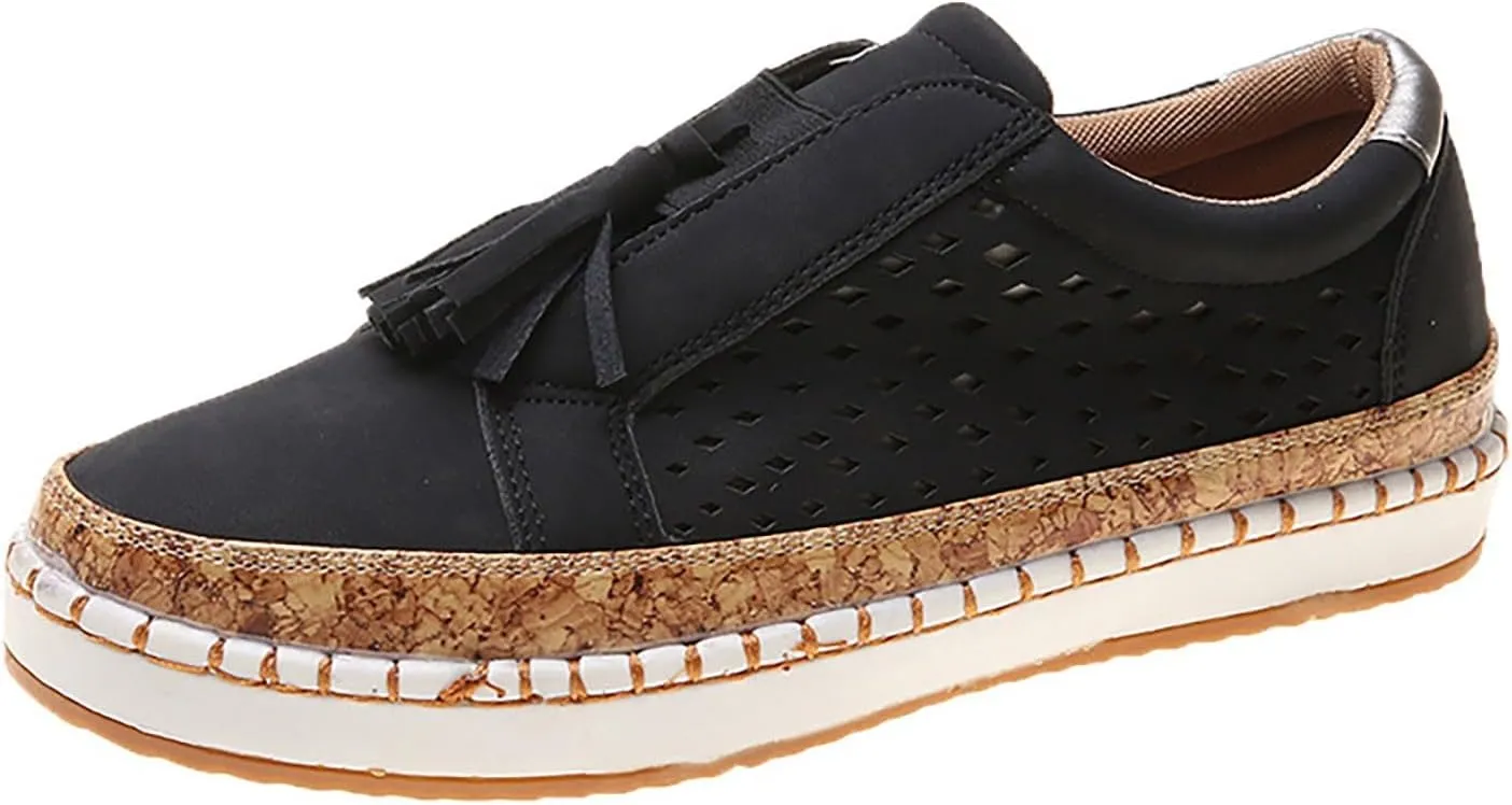 Womens Orthopedic Diabetic Walking Sneakers Slip On Shoes with Arch Support Comfortable Casual Loafers Plantar Fasciitis Relief Foot Pain