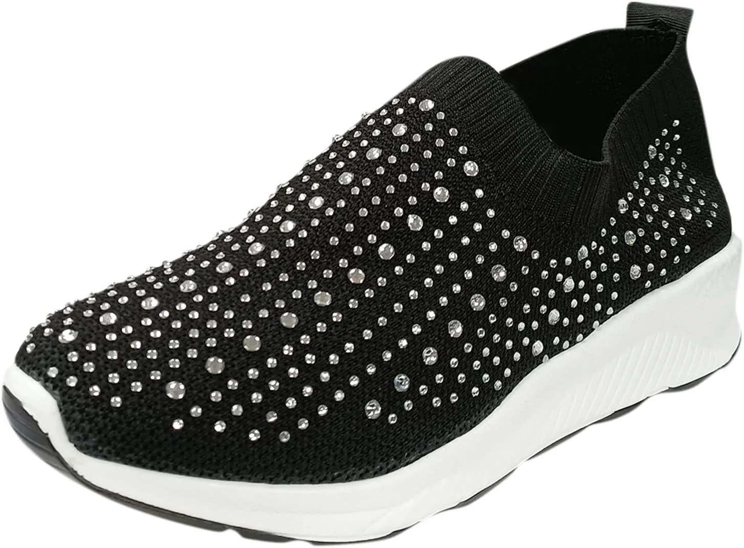 Womens Orthopedic Slip On Walking Shoes Casual Sneakers with Arch Support Comfortable Loafers Plantar Fasciitis Relief Foot Heel Pain Diabetic
