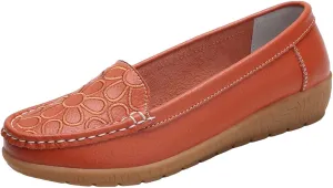 Women's Shoes Casual Dressy Soft Sole Slip On Chunky Loafers Shoes Cute Comfortable Casual Business Work Flats