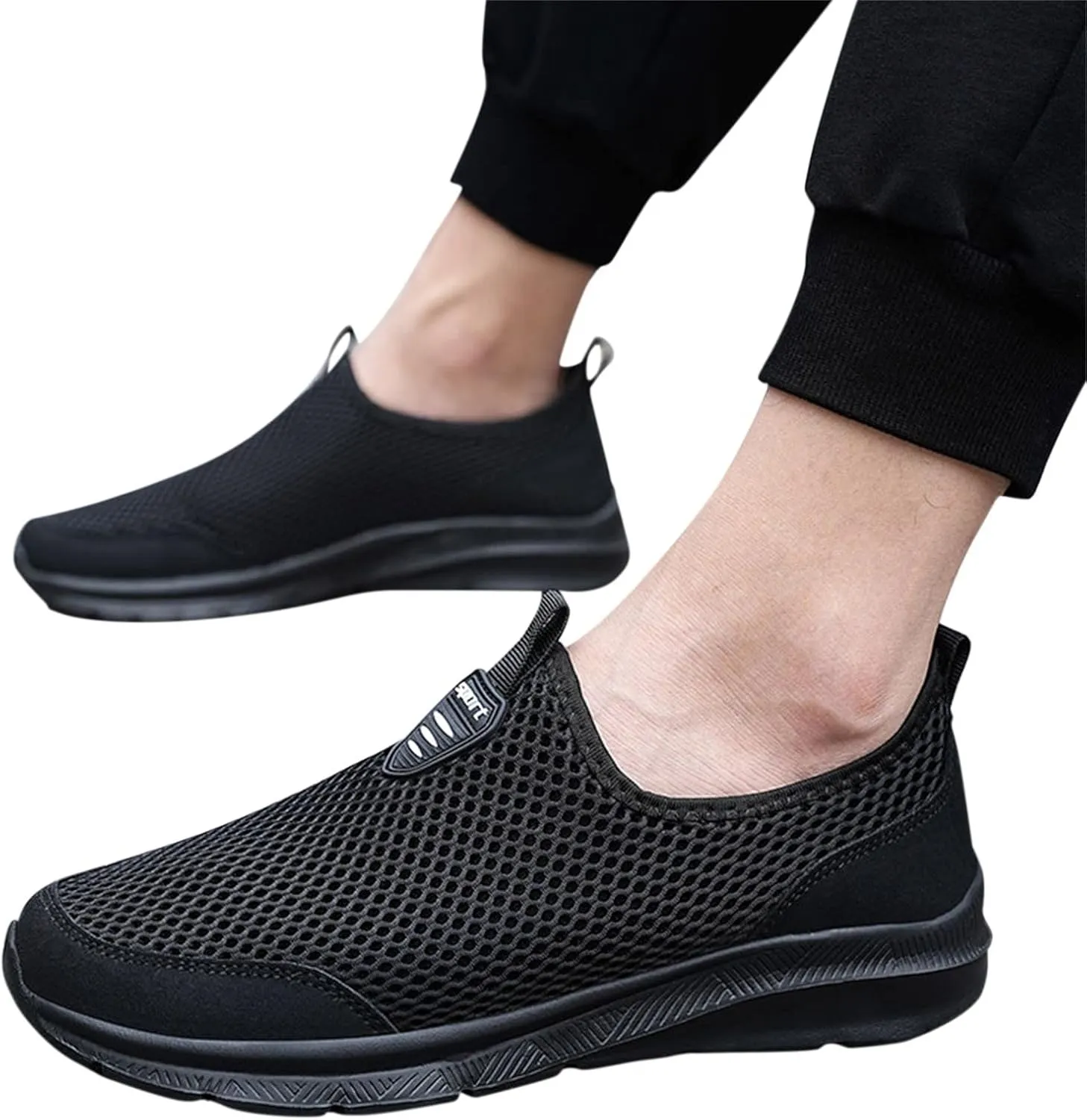 Womens Slip On Walking Shoes Non Slip Running Shoes Tennis Shoes Men Lightweight Women Shoes Casual Dress Sneakers White Tennis Shoe Trainers Shoe