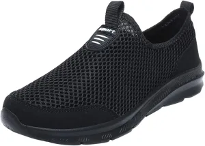 Womens Slip On Walking Shoes Non Slip Running Shoes Tennis Shoes Men Lightweight Women Shoes Casual Dress Sneakers White Tennis Shoe Trainers Shoe