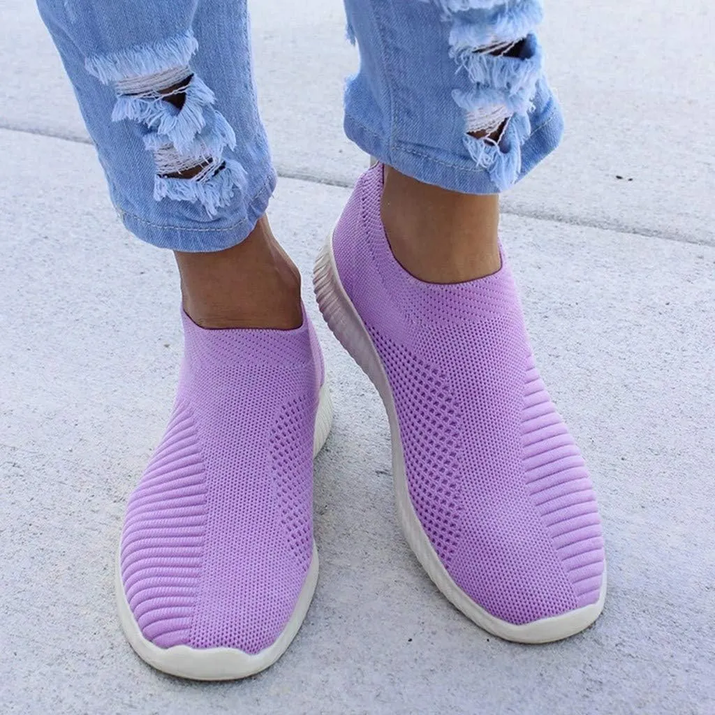Women's Slip On Walking Shoes Running Comfortable Mens Running Shoes Wide Width Dressy Casual Shoes Women's Fashion Sneakers Red Tennis Shoe Cross Trainer Shoe