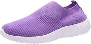 Women's Slip On Walking Shoes Running Comfortable Mens Running Shoes Wide Width Dressy Casual Shoes Women's Fashion Sneakers Red Tennis Shoe Cross Trainer Shoe