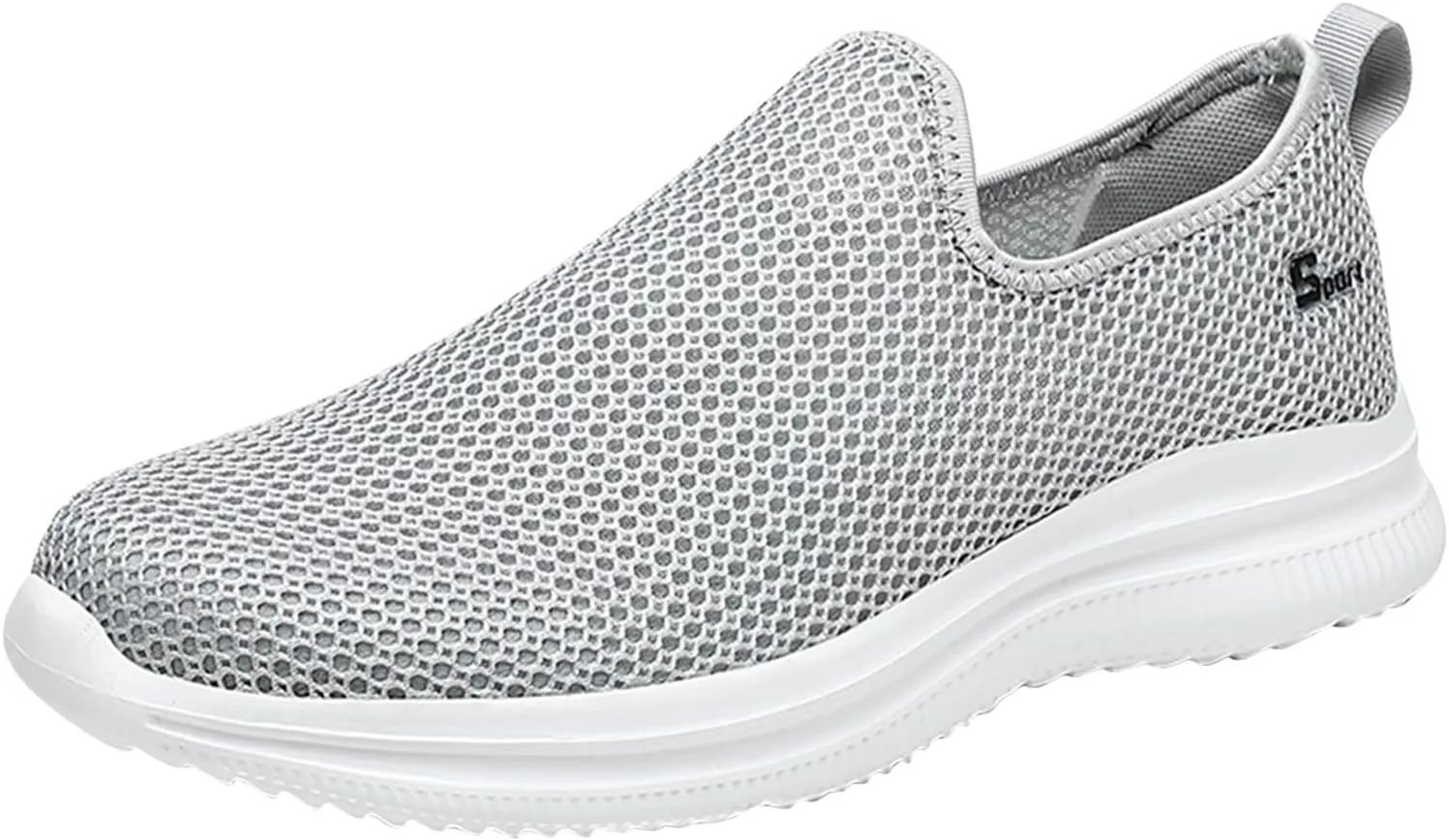 Women's Slip on Walking Shoes Tennis Lightweight Gym Non Slip Work Shoes Women Flat Feet Men's Casual Dress Shoes Waterproof Sneakers Red Tennis Shoe Cross Trainer Shoe