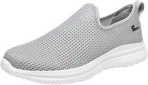Women's Slip on Walking Shoes Tennis Lightweight Gym Non Slip Work Shoes Women Flat Feet Men's Casual Dress Shoes Waterproof Sneakers Red Tennis Shoe Cross Trainer Shoe