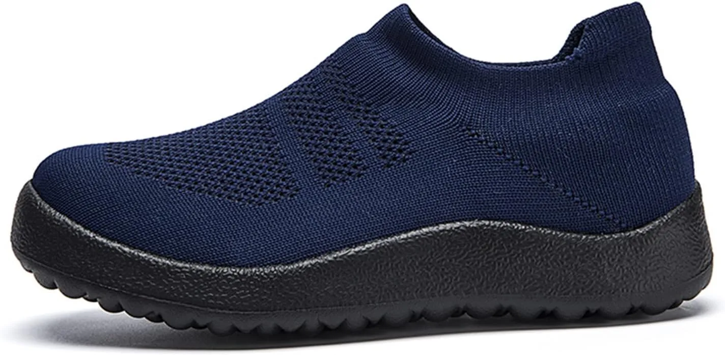 Womens Sneakers 7.5 Wide Width Non Slip Work Shoes Women Black and White Black Tennis Shoes for Women Non Slip Women Black Sneakers Size 7.5 Athletic Shoes Women Size 6.5