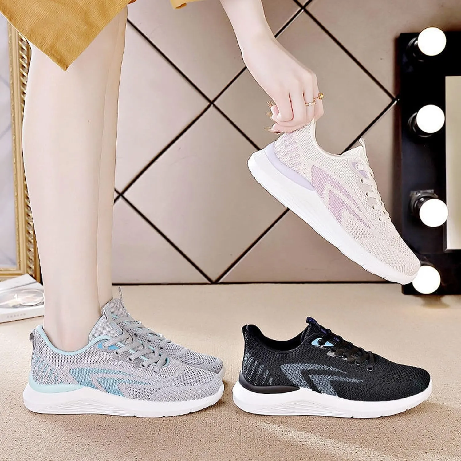 Women's Sneakers Size 8 Wide Non Slip Work Shoes for Women Arch Support Non Slip Shower Shoes for Elderly Women Running Shoes for Women Wide Toe Zapatos Antiderrapantes para Mujer De Trabajo Botas