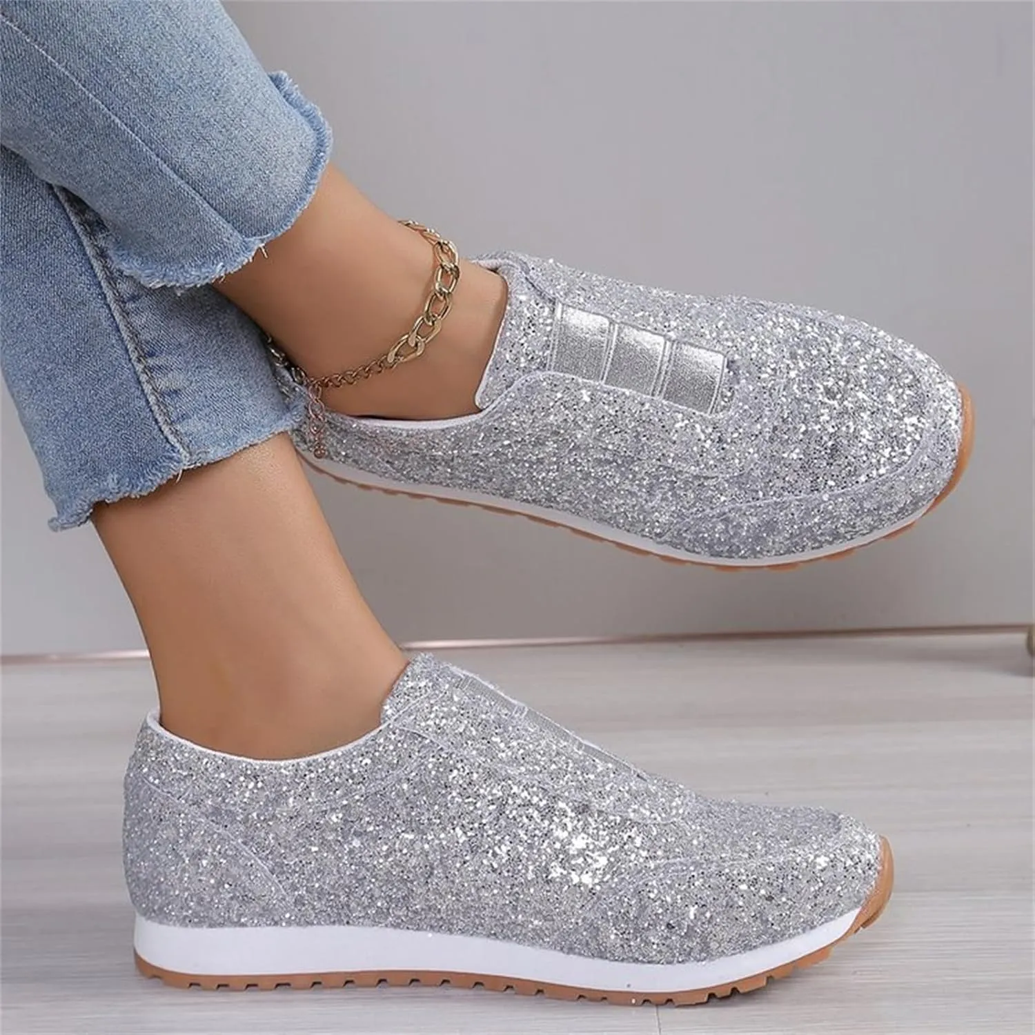 Work Shoes for Men Mens Slip On Sneakers Wide Width Womens Loafers Comfortable Dressy Women Dress Shoes Fashion Casual Comfy Soft October 11-12
