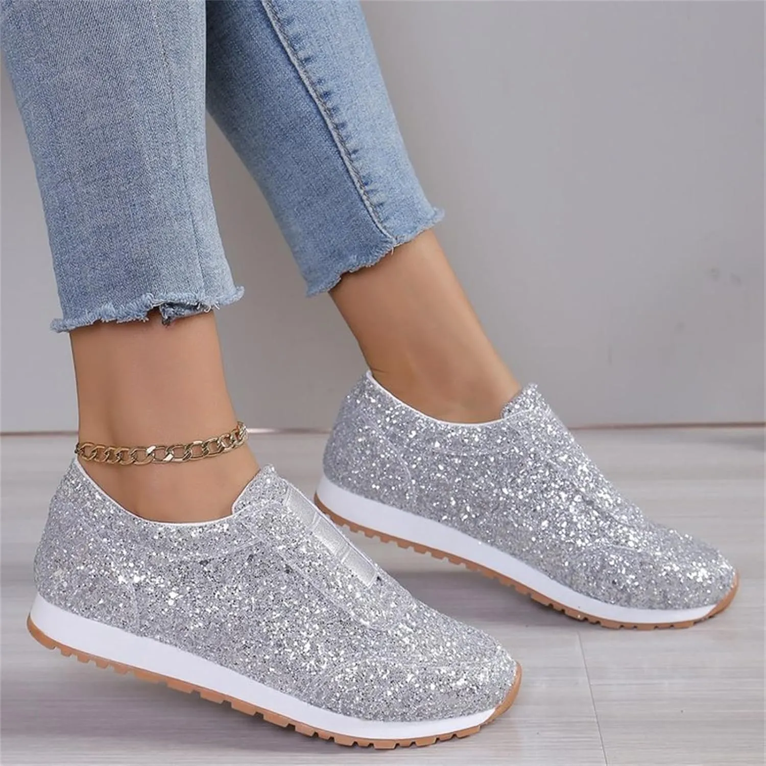 Work Shoes for Men Mens Slip On Sneakers Wide Width Womens Loafers Comfortable Dressy Women Dress Shoes Fashion Casual Comfy Soft October 11-12