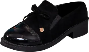 Work Shoes Women Business Casual Shoe Dressy Chunky Loafers Comfortable Office Shoes Penny Loafers Slip On Shoe