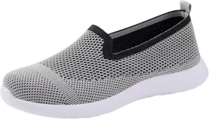 Woven Orthopedic Breathable Soft Sole Casual Sport Shoes Comfortable Lighweight Sneakers Hands Free Comfy Outdoor Walking Shoes for Women